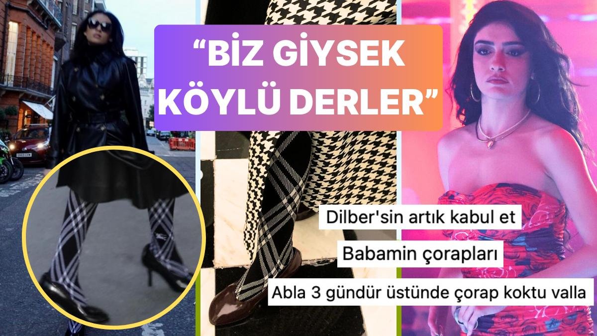 Göz Kanatan Çoraplarından Bir Türlü Kopamadı: İnci Taneleri’nin Dilber’i Hazar Ergüçlü Dillere Fena Düştü!
