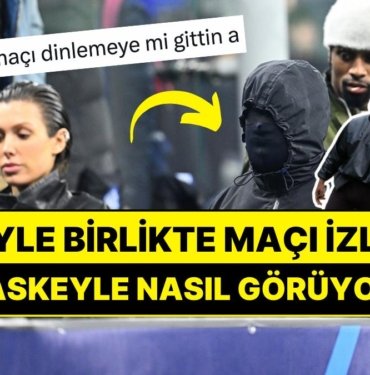 Inter – Atletico Madrid Maçını Stadyumda İzleyen Kanye West Şampiyonlar Ligi Gecesine Damga Vurdu