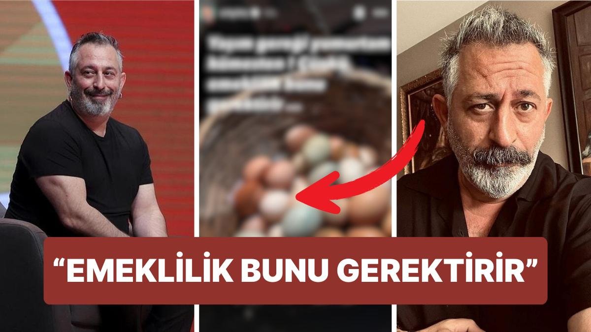 EYT’den Emekli Olan Cem Yılmaz’dan Bu Hayata Adapte Olduğunu Gösteren Yumurta Paylaşımı!