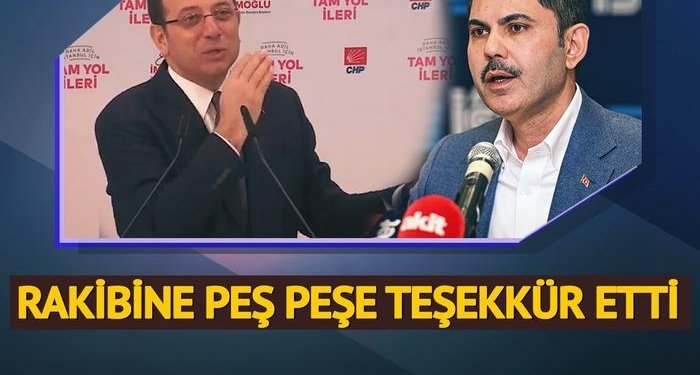 İmamoğlu en büyük rakibi Murat Kurum