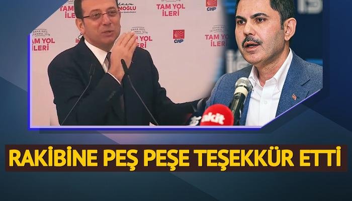 İmamoğlu en büyük rakibi Murat Kurum