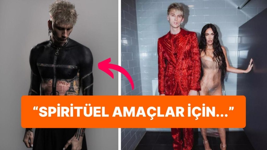 Megan Fox’un ‘Ruh İkizi’ Machine Gun Kelly, Üst Vücudunu Kaplayan Yeni Dövmesiyle Olay Yarattı