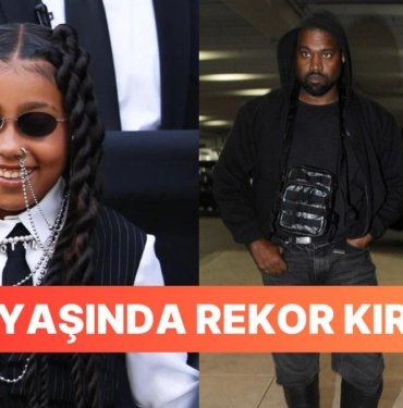 Kanye West’in 10 Yaşındaki Kızı North West İlk Şarkısı ile Müzik Listelerinin Başına Yükselerek Rekor Kırdı