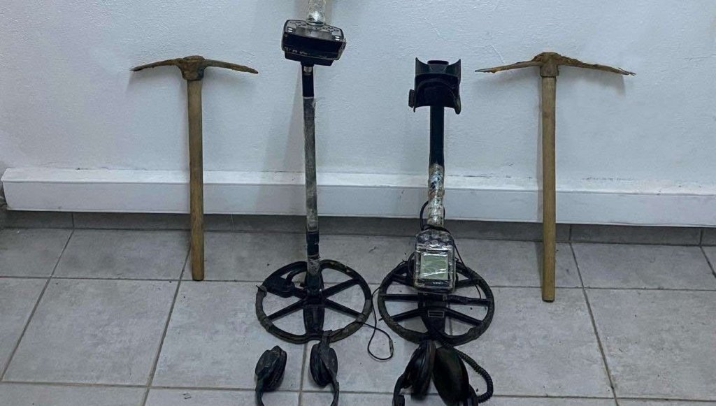 Tekirdağ’da kaçak kazı yapan 2 şüpheli yakalandı