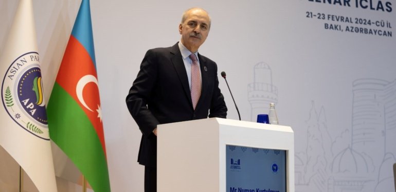 Kurtulmuş: Büyük insanlık suçunu önlemek mecburiyetindeyiz