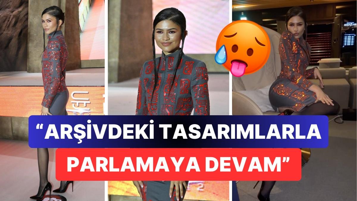 Zendaya Dune 2 Prömiyeri İçin Dünyaca Ünlü Tasarımlar Giyerek Ortalığı Aleve Vermeye Devam Ediyor