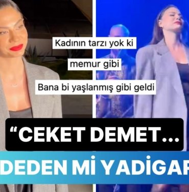 Doğum Günü İçin Seçtiği Oversize Ceket Kombiniyle Dillere Düşen Demet Özdemir Memura ve Nicelerine Benzetildi