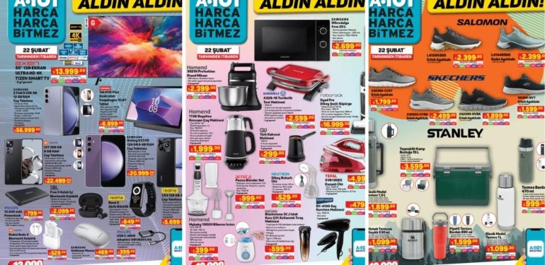 A101’e Stanley Termos Çeşitleri Geliyor! 22 Şubat 2024 A101 İnternete Özel Aldın Aldın Kataloğu