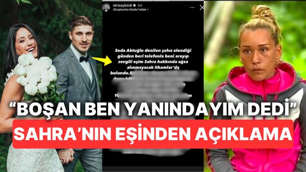 Sahra Işık’la Tartışması Büyüyen Seda Aktuğlu’nun Mesajları İfşa Etmesinden Sonra İdris Aybirdi Açıklama Yaptı