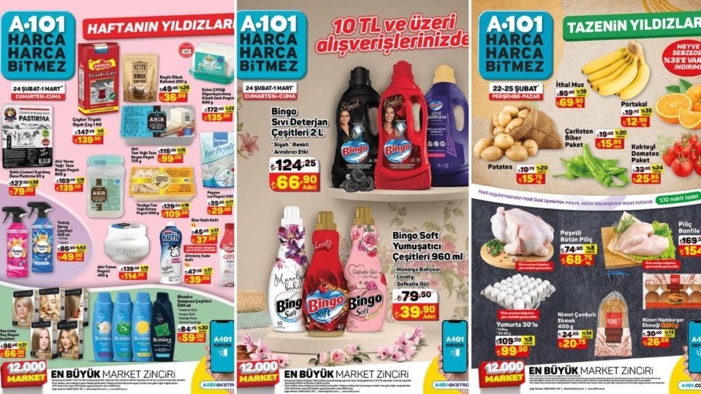 24 Şubat – 1 Mart 2024 A101 Haftanın Yıldızları Kataloğu