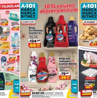 24 Şubat – 1 Mart 2024 A101 Haftanın Yıldızları Kataloğu