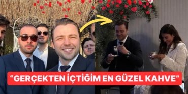 Evlilik Yolunda İlk Adımı Atan Oyuncu Tolga Sarıtaş Tuzlu Kahvesini Afiyetle İçti