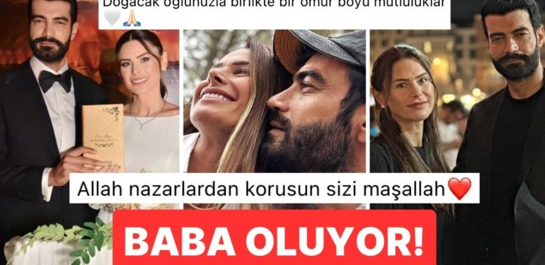 Oyuncu Murat Ünalmış Eşi Nutiye Akar’ın Doğum Gününü Kutlarken Baba Olduğu Müjdesini Paylaştı!