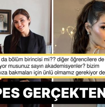 Sabancı Kurallarına Uyup Okula Dönen Hande Erçel’in Rektörden Aldığı Özel Övgü Öğrencileri Rahatsız Etti