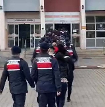 Aydın merkezli 4 ildeki suç örgütü operasyon: 25 tutuklama