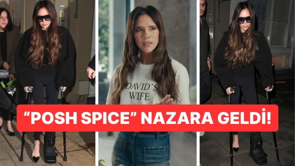 Bunlar Hep Nazardan! Kocası David Beckham’ı Paylaşımlarıyla Gözümüze Sokan Victoria Beckham’ın Ayağı Kırıldı