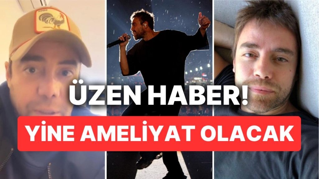 Tüm Konserlerini İptal Eden Murat Dalkılıç Kötü Haberi Duyurdu: 9. Kez Ameliyat Olacak