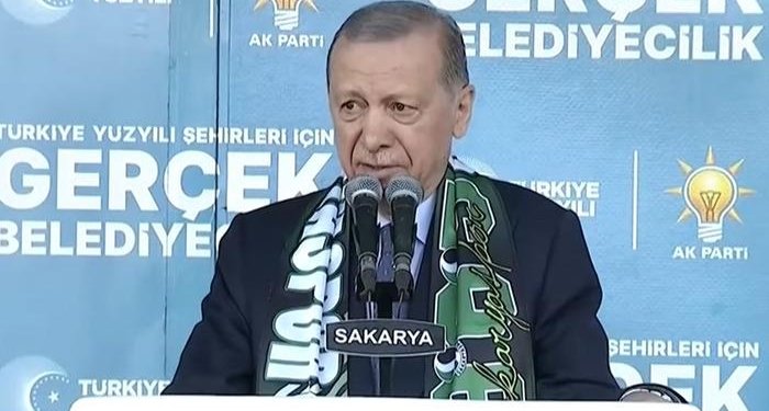 Cumhurbaşkanı Erdoğan Sakarya mitinginde yine CHP’ye yüklendi: Cumhurbaşkanı adayını çiğneyip geçtiler