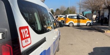 Taksicilerin kavgasında kan döküldü