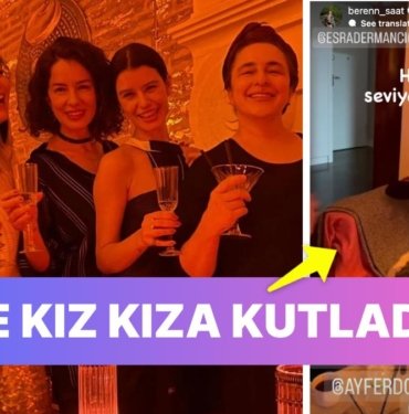 Beran Saat’e Yakın Dostları Belçim Bilgin ve Esra Değirmencioğlu’ndan Erken Doğum Günü Süprizi!