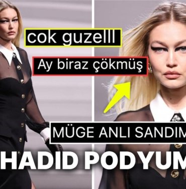 Gigi Hadid, Yer Aldığı Versace Defilesinde Verdiği Pozlarla Sosyal Medyayı İkiye Böldü