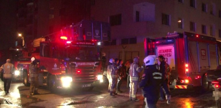 Ümraniye’de trafo yangını