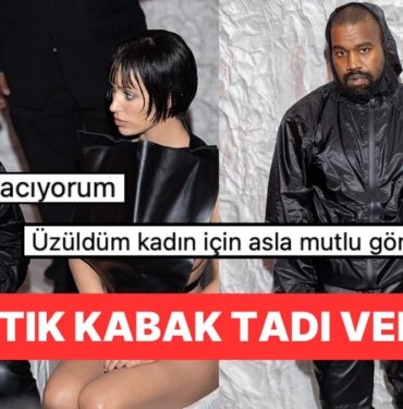 Kanye West’in Eşi Bianca Censori Milano Moda Haftasına Vücudunu Zar Zor Kapatan Kumaş Parçası Giyerek Katıldı
