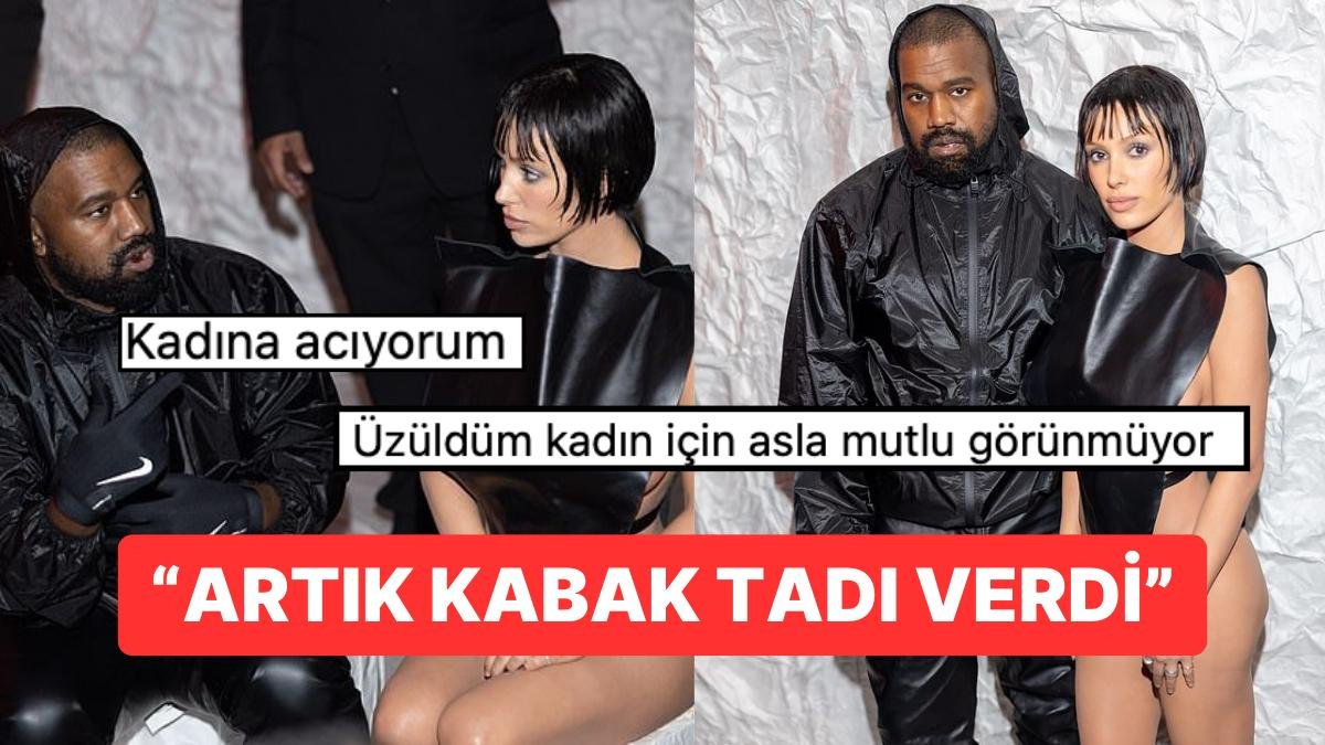 Kanye West’in Eşi Bianca Censori Milano Moda Haftasına Vücudunu Zar Zor Kapatan Kumaş Parçası Giyerek Katıldı