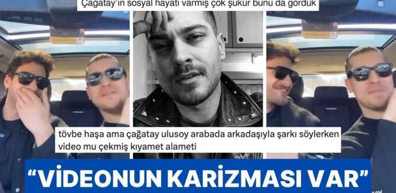 Biz Bunlara Alışık Değiliz: Arabada Şarkı Söyleyen Çağatay Ulusoy’un Mağaradan Çıkışı Ortalığı Ayağa Kaldırdı!