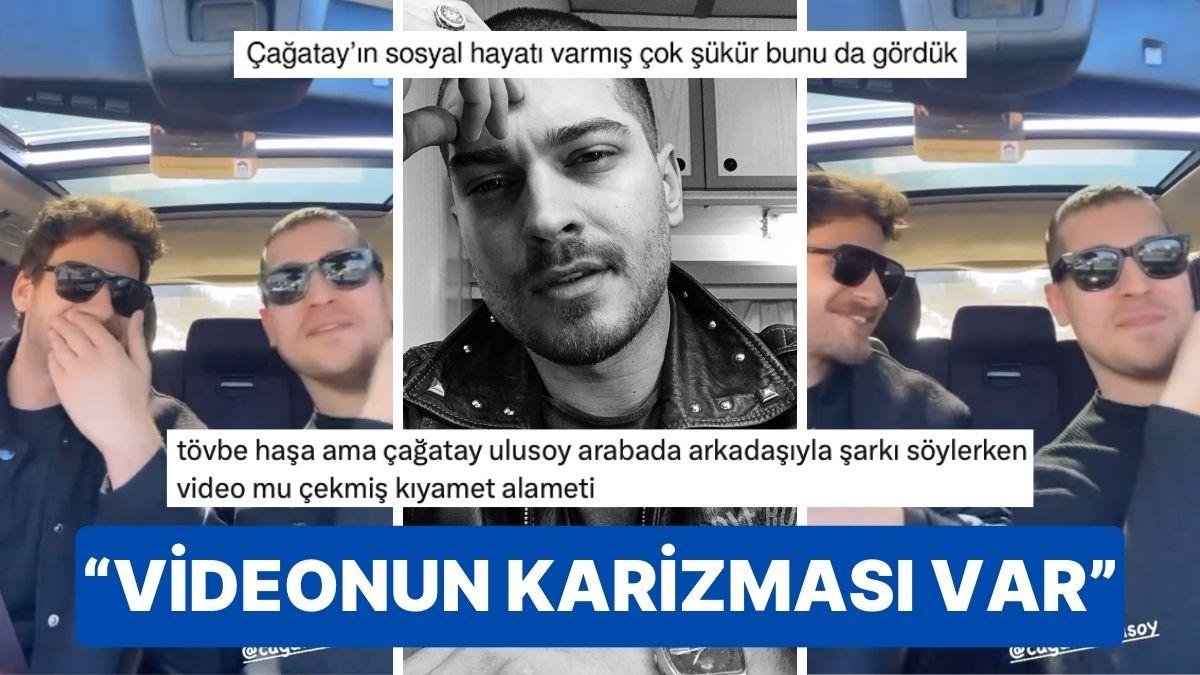 Biz Bunlara Alışık Değiliz: Arabada Şarkı Söyleyen Çağatay Ulusoy’un Mağaradan Çıkışı Ortalığı Ayağa Kaldırdı!