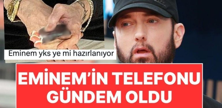 Ünlü Rapçi Eminem’in Hayret Uyandıran Telefonu: “Hiçbir Fonksiyonu Kalmadı”