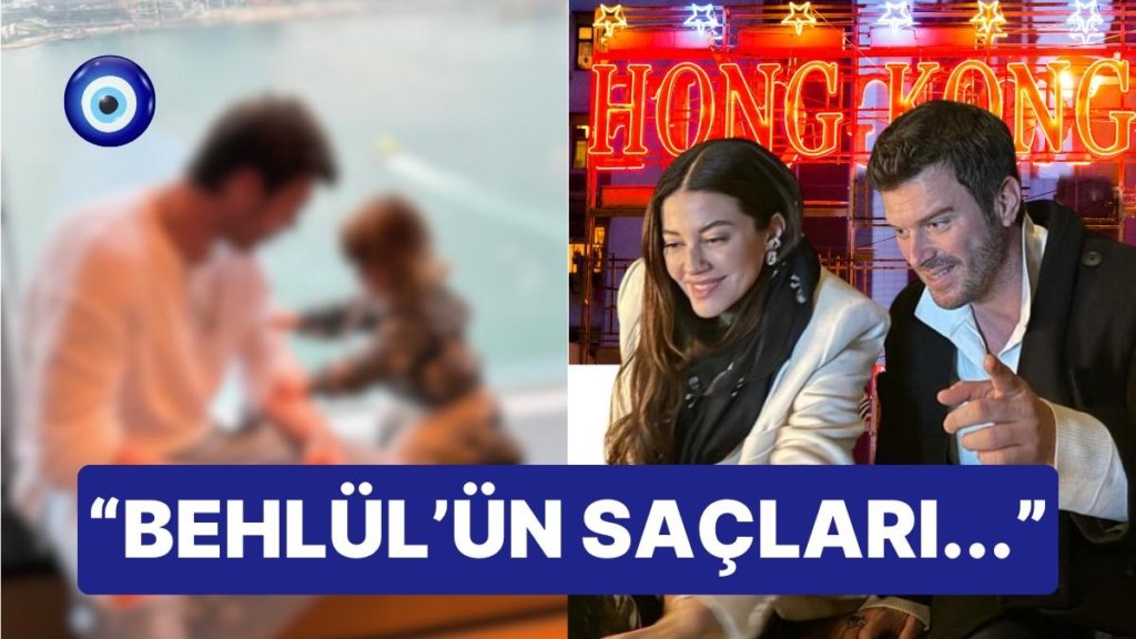 Ailece Hong Kong’a Uçtular: Kıvanç Tatlıtuğ’un Oğlu Kurt Efe’yle Pozu “Küçük Behlül” Dedirtti!