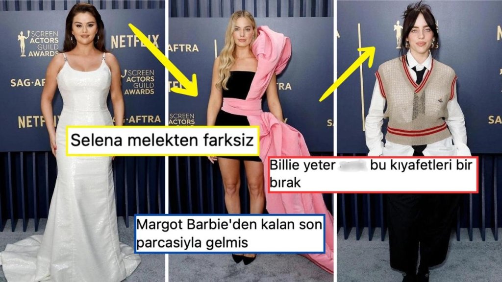 Margot Robbie’den Billie Eilish’e Birbirinden Yetenekli Ünlüler, SAG Ödülleri’nde Bir Araya Geldi!