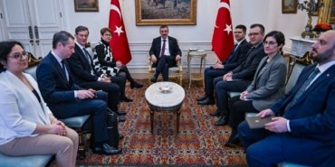 Cumhurbaşkanı Yardımcısı Yılmaz, EBRD Başkanı ile görüştü
