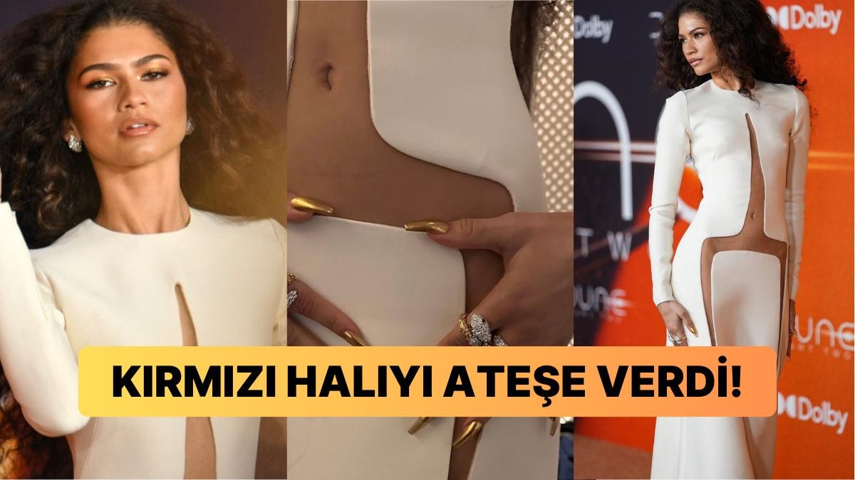 Kırmızı Halıda Fırtınalar Estirmeye Devam Ediyor: Zendaya Riskli Dekoltesiyle Ağızları Açık Bıraktı