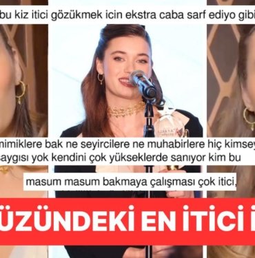 Mert Yazıcıoğlu’yla Ödül Gecesinde Pişti Olan Afra Saraçoğlu’nun Halleri de Mimikleri de Dillere Fena Düştü!