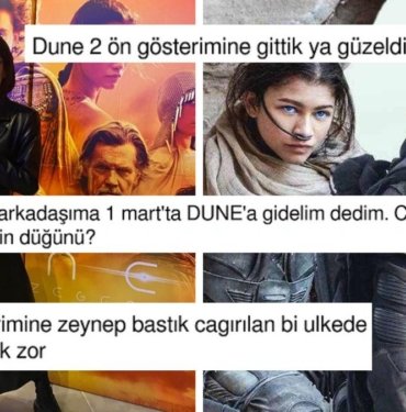Zeynep Bastık’ın Ön Gösterime Gitmesinden Düğün Esprisine Dune Filmini Mizahına Alet Ederek Güldüren Kişiler