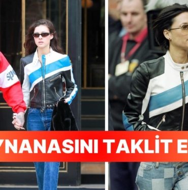 Nicola Peltz Victoria Beckham’ın 2001 Yılında Giydiği Vintage Ceketi Giyip Salınarak Poz Kesince Olanlar Oldu