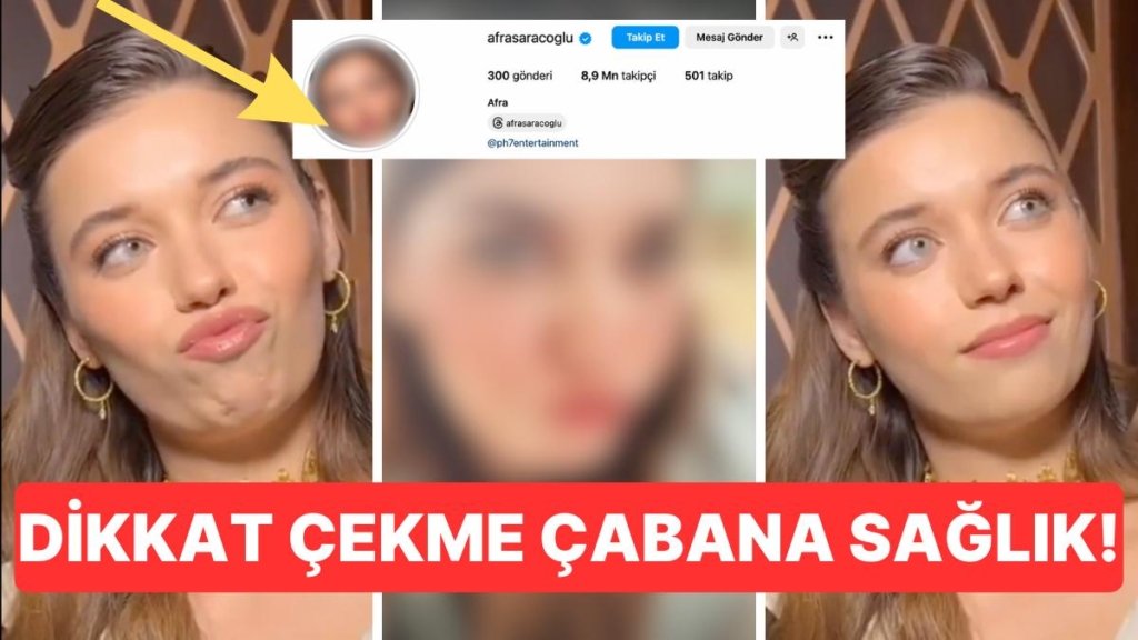 Mimikleri Dillere Düşen Afra Saraçoğlu’ndan “Gündem Olma Çabaları?” Dedirten Umrumda Değilsiniz Havaları!