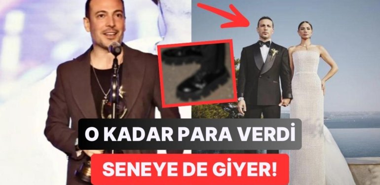 Düğününde de Giymişti: Oğuzhan Koç Araba Tekeri Kıvamındaki Ayakkabılarından Vazgeçmedi