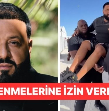 Ünlü DJ Khaled Ayakkabılarının Kirlenmesini İstemediği İçin Korumalarına Kendini Taşıtınca Yok Artık Dedirtti