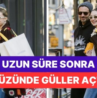 Paparazzilere Sık Sık Yakalanan Bradley Cooper ve Gigi Hadid Çifti İlk Defa Kameralara Birlikte Gülümsedi