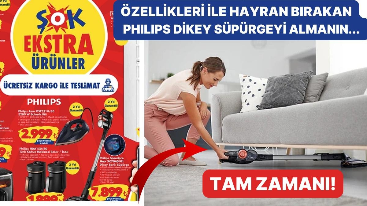 ŞOK’a Gelen Philips SpeedPro Max Kablosuz Dikey Şarjlı Süpürge Alınır mı? Özellikleri ve Yorumları