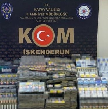 Hatay’da 2 bin 50 paket kaçak sigara ele geçirildi