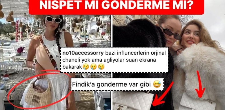 Ezgi Fındık’ın Olay Olan Sahte Çanta Kaosundan Sonra Danla Bilic ve Ala Tokel’den Orijinal Çanta Nispeti Geldi
