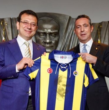 Ali Koç ile İstanbul Büyükşehir Başkanı Ekrem İmamoğlu buluştu! Kravat detayı sosyal medyada beğeni topladı