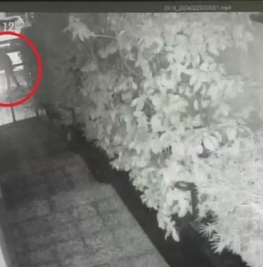 Bahçe kapısından girdi, 2 televizyon çalıp kaçtı