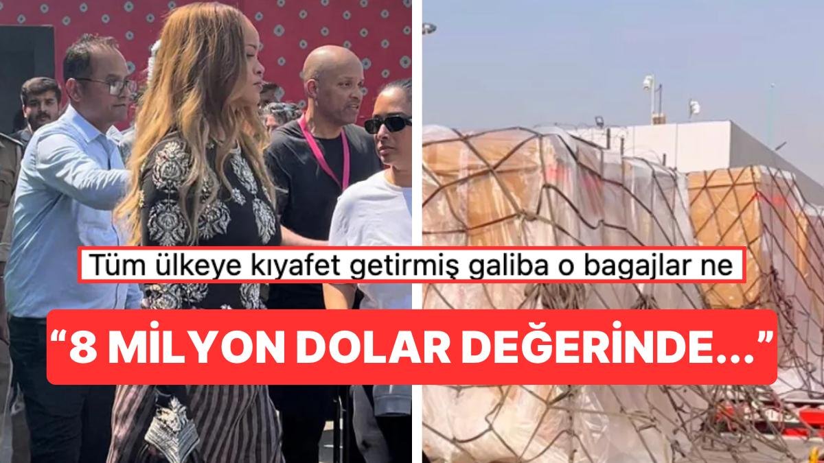 Rihanna’nın Hindistan’da Sahne Alacağı Düğün İçin Götürdüğü Valizlerin Oranı Ağızları Açık Bıraktı