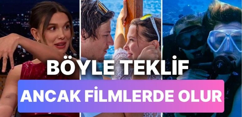 Evlilik Hazırlığında Olan 20 Yaşındaki Millie Bobby Brown Nasıl Evlilik Teklifi Aldığını İlk Kez Anlattı