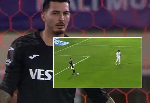 Trabzonspor, futbol tarihinin en garip gollerinden birini yedi! Dünya basını o anları konuşup paylaşıyor…